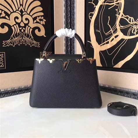 louis vuitton capucine bb black|louis vuitton snakeskin bag.